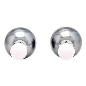 Pre Owned Dior Grey Pink Mise En Dior Tribales Stud Earrings