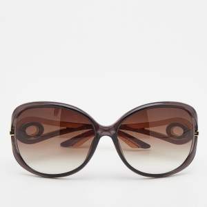 Dior Grey/Brown Gradient Volute 2F Oversized Sunglasses