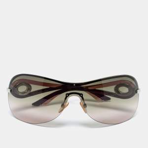 Dior Burgundy/Green Gradient DiorVolute3 Shield Sunglasses