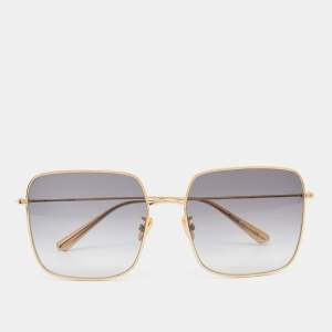 Dior Gold Tone/Grey DiorStellaire SU Square Sunglasses