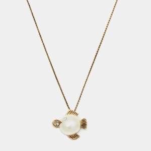Dior Tell Me Dior Zodiac Pisces Pendant Necklace