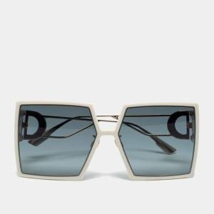 Dior Ivory / Blue Gradient 30 Montaigne Square Sunglasses