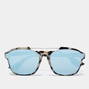 Dior Beige/Black Abstract Mirror Aviators Sunglasses