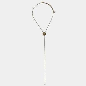 Dior Aged Gold Tone Amulettes d'amour Star Pendant Necklace