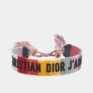 Dior Jadior Woven Fabric Bracelet