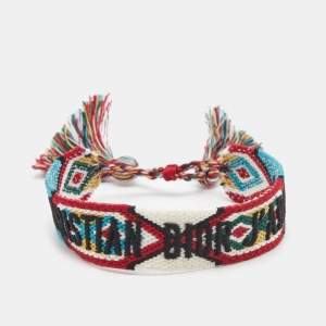 Dior Jadior Woven Fabric Bracelet