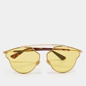 Dior Gold Tone/Yellow 000HO Dior So Real Pop Sunglasses