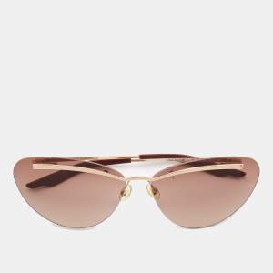 Dior Brown Diorette Gradient Butterfly Sunglasses