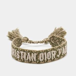 Dior J'adior Woven Fabric Adjustable Bracelet