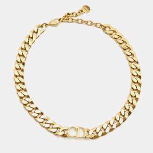 Dior Danseuse Étoile Gold Tone Choker Necklace