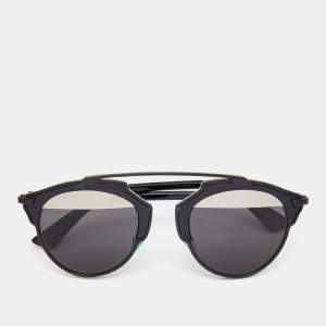 Dior Black/Blue Dior So Real Round Sunglasses