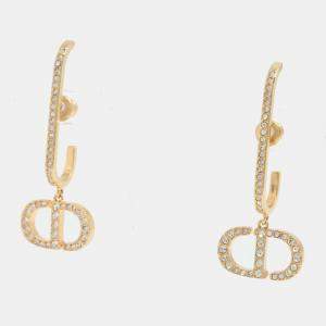 DIOR CD logo Piercing jewelry (for both ears) GPA x inestone gold