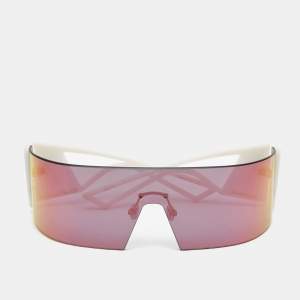 Dior White/Black 35JOJ Kaleidiorscopic Shield Sunglasses