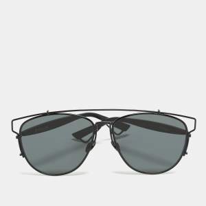 Dior Black Technologic Aviator Sunglasses