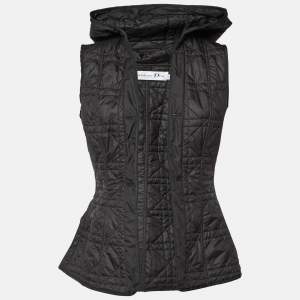Dior Black Synthetic Hooded Gilet L