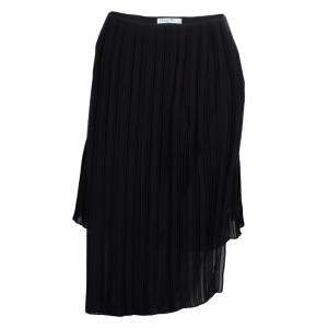 Dior Black Pleated Skirt M