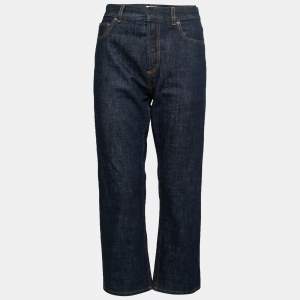 Dior Blue Denim 8 Straight Fit Cropped Jeans M Waist 30"