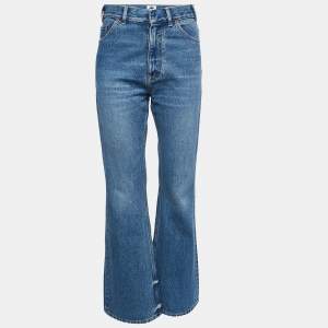 Christian Dior Blue Denim Flared Jeans S