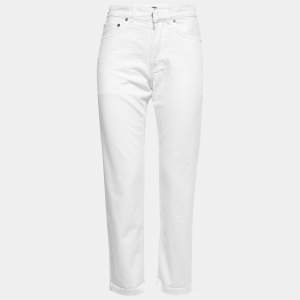 Dior White Denim High Waist Jeans XS Waist 27"