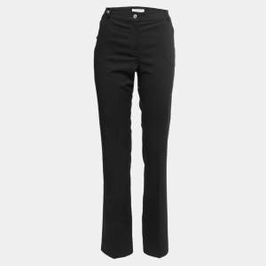 Christian Dior Boutique Vintage Wool Studded Strap Detail Trousers L