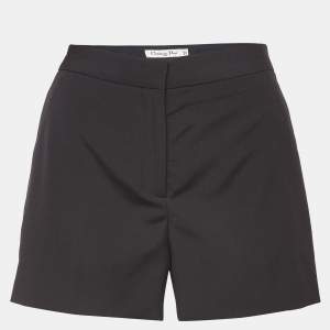 Christian Dior Black Wool Shorts M