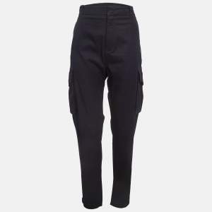 Christian Dior Navy Blue Cotton Cargo Pants XXL