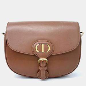 Christian Dior Brown Leather Bobby Medium Bag