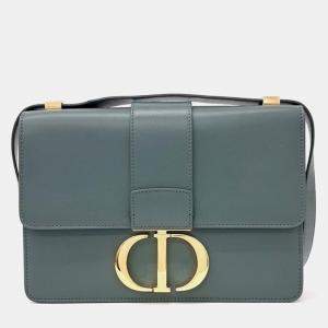 Dior Green Leather 30 Montaigne Shoulder Bag