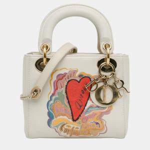 Dior x Niki De Saint Phalle White Dioramour Mini Lady Dior