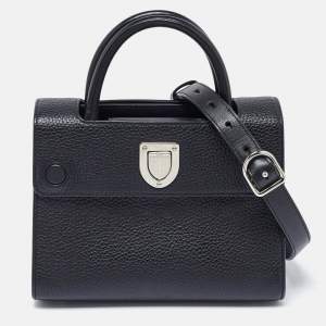 Dior Black Leather Mini Diorever Tote