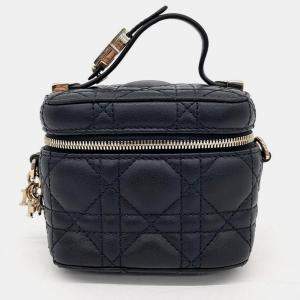 Pre Owned Christian Dior Cannage Micro Vanity Bag