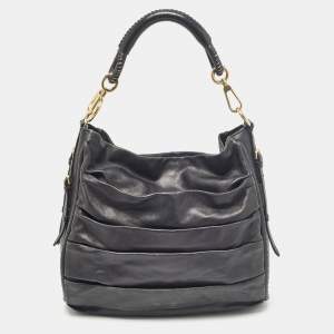 Dior Black Leather Libertine Hobo