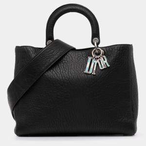 Dior Large Canyon Grained Lambskin Lady Dior Bag