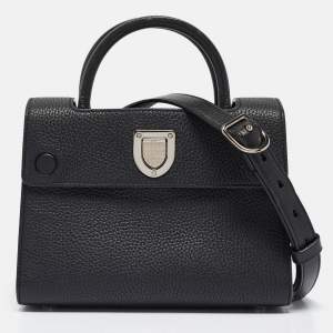 Dior Black Leather Mini Diorever Tote