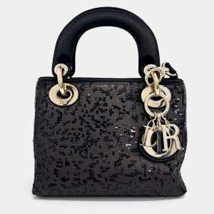 Christian Dior Sequin Lady Mini Bag