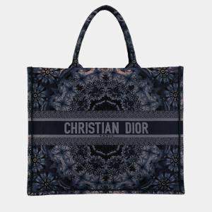 Dior Blue Large Kaleidiorscopic Book Tote