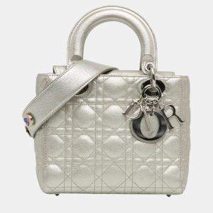 Dior Small Lambskin Cannage Lucky Badges My Lady Dior Bag