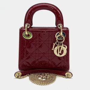 Dior Patent Lady Mini Bag