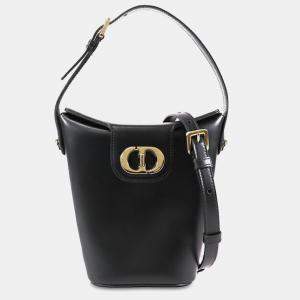 Dior Mini Calfskin 30 Montaigne Amber Bucket Bag