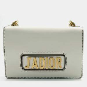 Dior Ivory Leather J'adior Chain Shoulder Bag