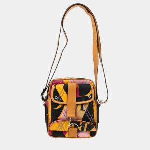 Dior Multicolor Argyle Check Shoulder Bag