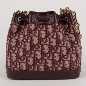 Dior Small Oblique Jacquard Miss Dior Bucket Shoulder Bag