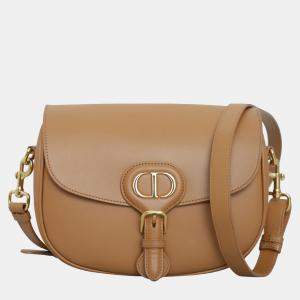 Dior Brown Leather Medium Bobby Bag