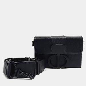 Dior Black Leather Montaine Box Bag