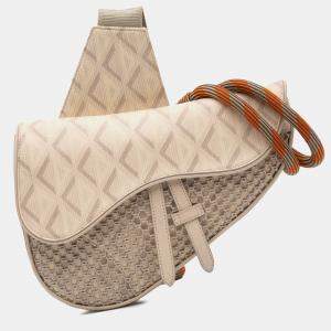 Dior Coated Canvas CD Diamond Nautic Saddle Crossbody Bag