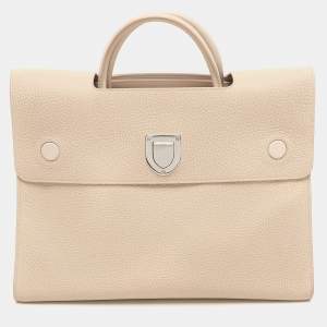 Dior Beige Leather Large Diorever Tote