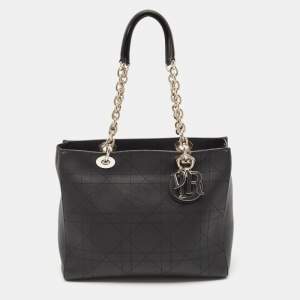 Dior Black Cannage Leather Medium Ultradior Tote