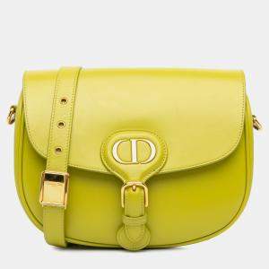 Dior Green Medium Leather Bobby Crossbody Bag