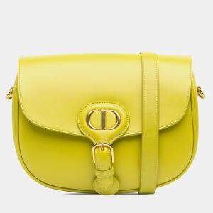 Dior Yellow Medium Leather Bobby Crossbody