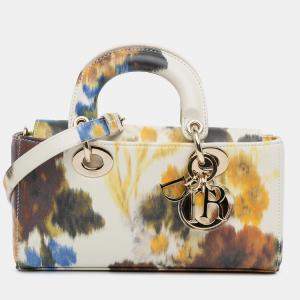 Dior Multicolor Small Leather Floral Print Lady D Joy